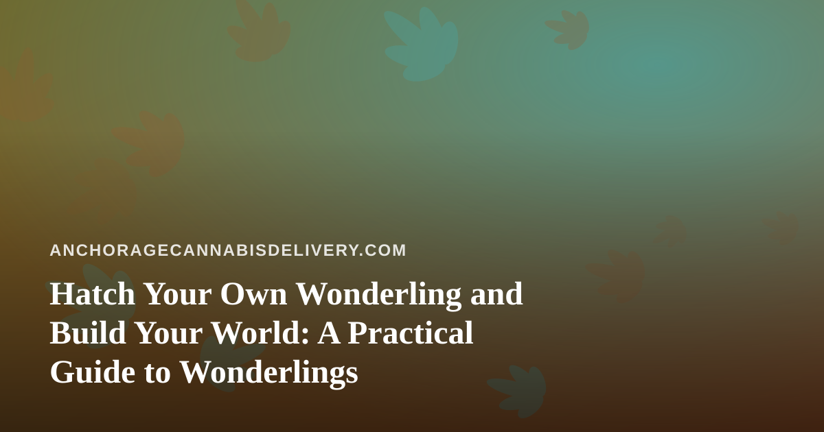 Hatch Your Own Wonderling and Build Your World: A Practical Guide to Wonderlings